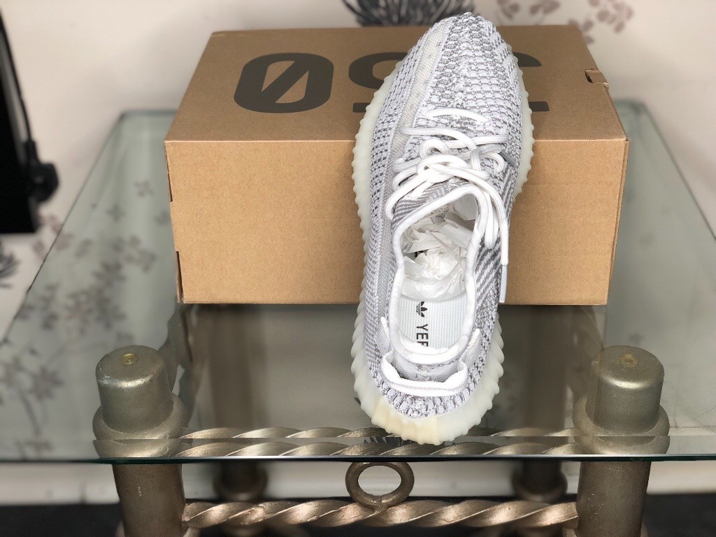 adidas Yeezy Boost 350 V2 Static Non reflective Mens US 13